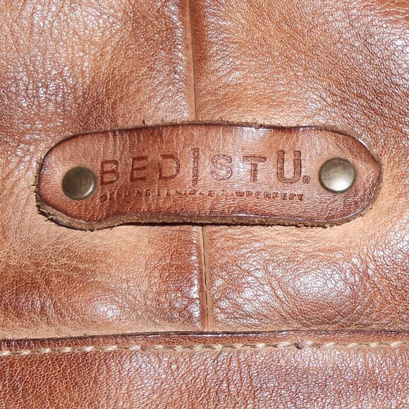 RARE COLD BREW Bed Stu Rockaway Crossbody Leather Bag - Picture 11 of 16